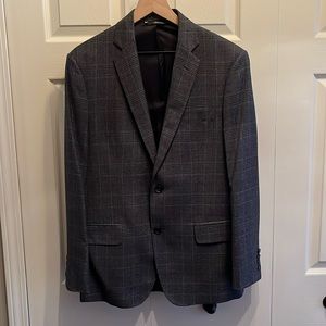 Nordstrom’s Sports Coat - Marzotto Italian made- grey and checked 40R